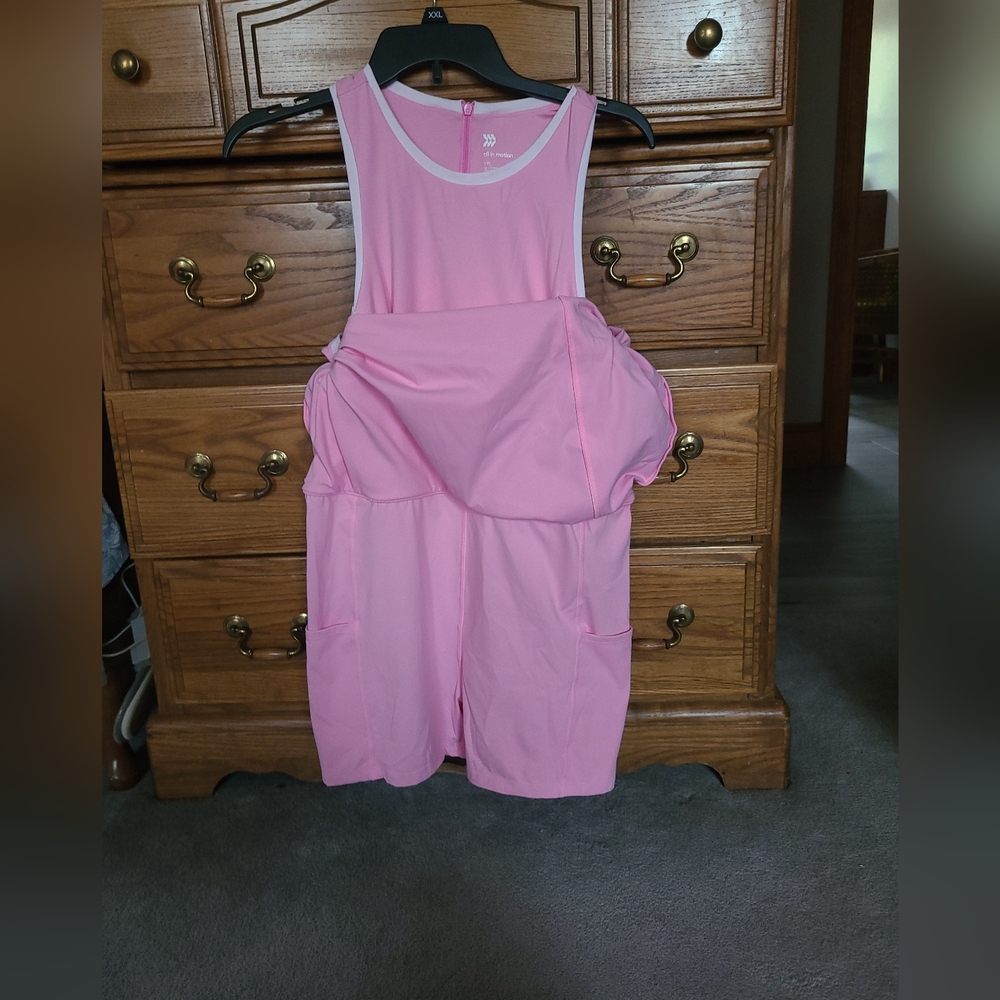 All In Motion NWOT Pink High Neck Active Dress W/Built in Shorts Size XXL - Picture 5 of 11